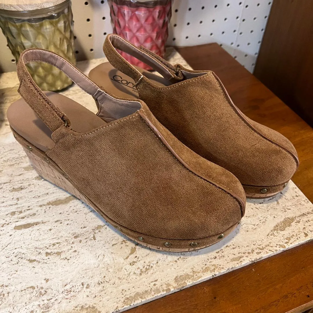 Make Em Blush Faux Suede Mule Clog