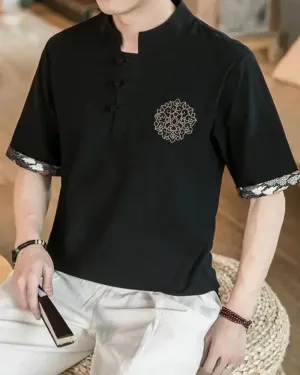 Mandala Grace Shirt-Cotton Folk