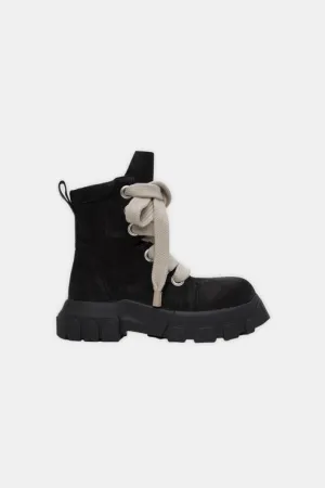 Matte Leather Ankle Boots