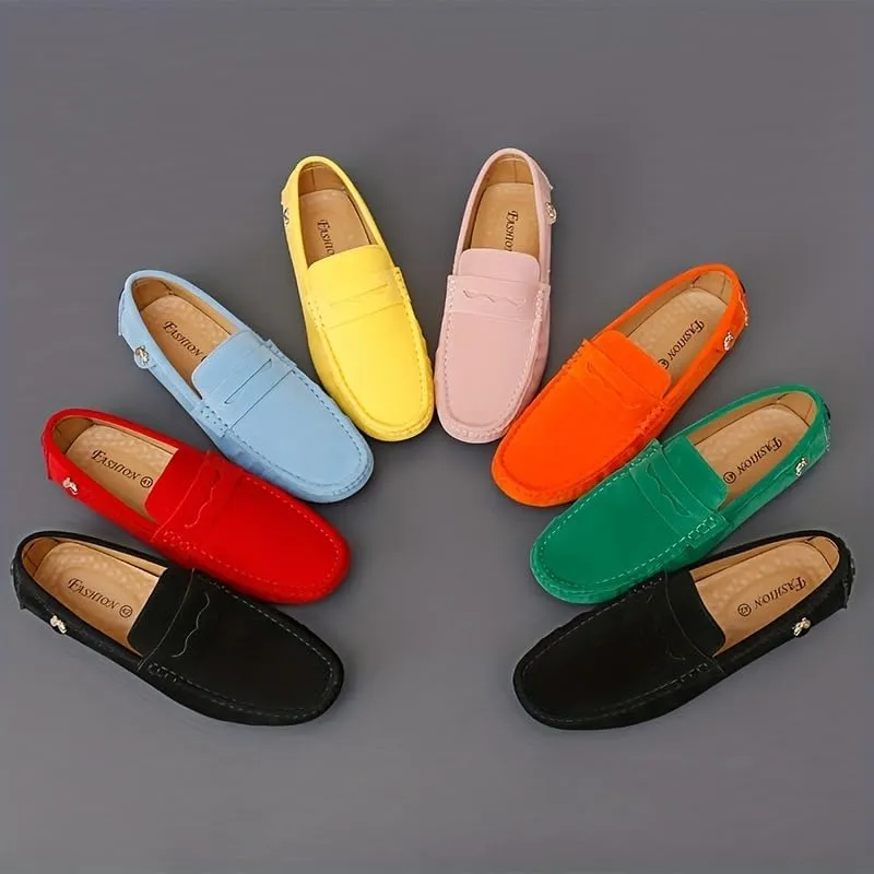 Men's Moccasins Penny Loafer Shoes, Driving Shoes, Comfy Non-Slip Slip On Shoes, Men's Footwear, All Seasons