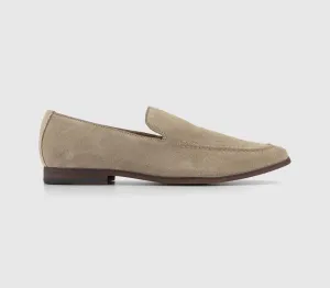 Mens Office Cody Slip On Loafers Beige Suede Uk Size 10