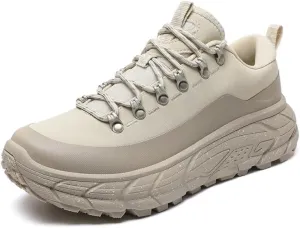 Men's Waterproof Hiking Shoes, Low-Top Trail Running Sneakers, Shock Absorbing Work Boots
