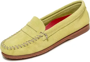Minnetonka Mellony Penny  Women's Penny Loafer Design, Water and Stain Resistant, Genuine Suede, and Lightweight Sole
