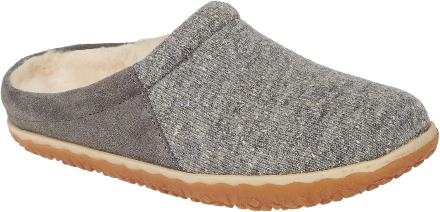 Minnetonka Tahoe  Indoor/Outdoor Slippers for Women with Hard Sole Design and Slip On Clog Silhouette