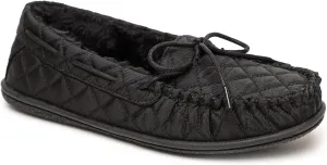Minnetonka Womens Camp Tie Moc  Cozy, Suede Moccasin Slippers for Women with Plush Pile Lining, Cushioned Footbed, and Durable Sole for Indoor & Outdoor Comfort