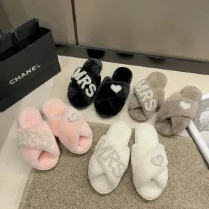 Mrs. Heart Fashionable Warm Sandals