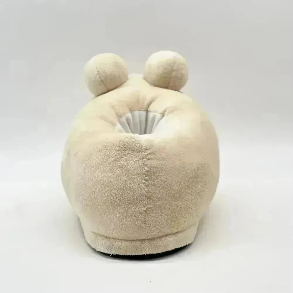 My Pet Alien Pou Plush Slippers