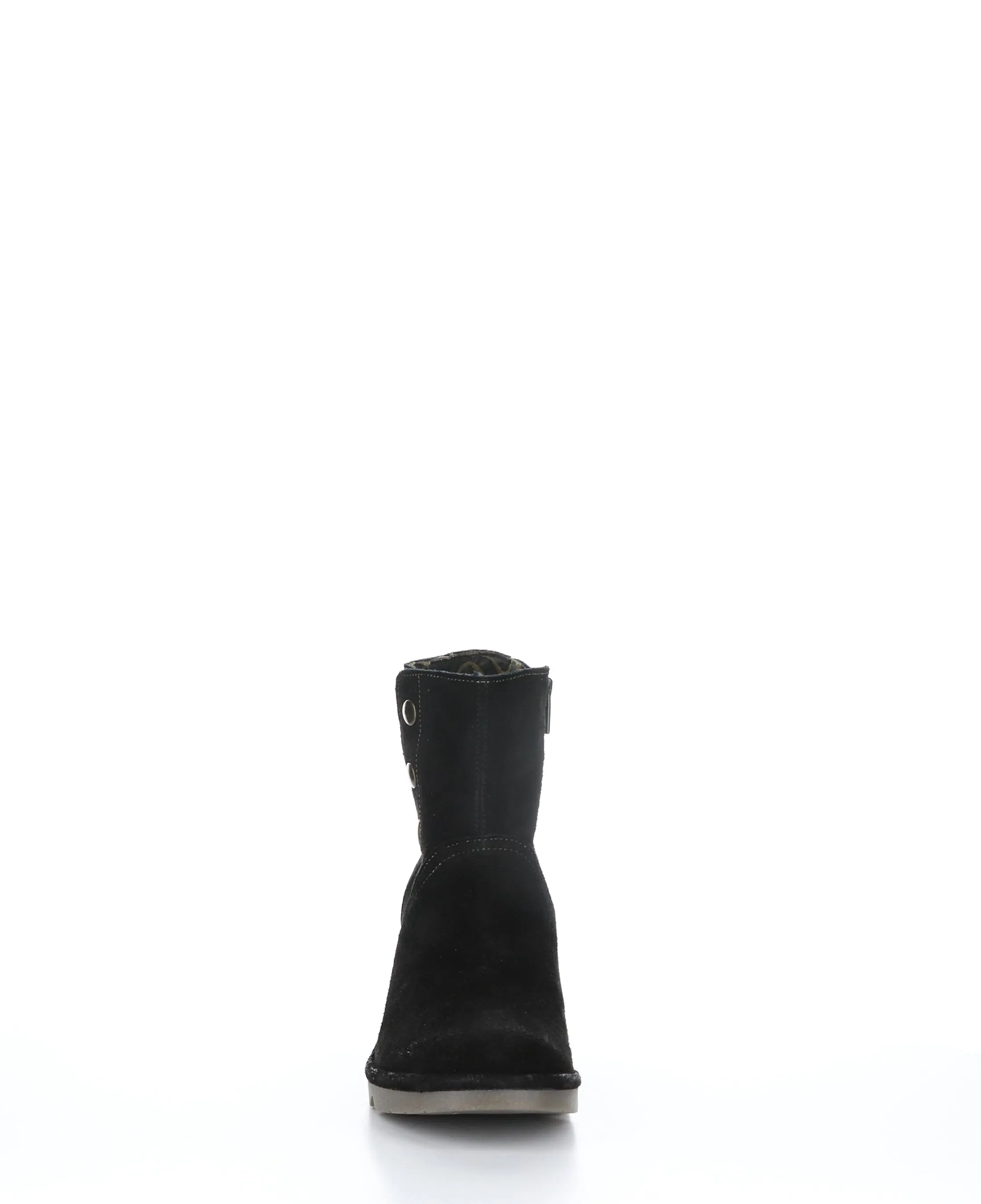 NERY336FLY Black Zip Up Ankle Boots