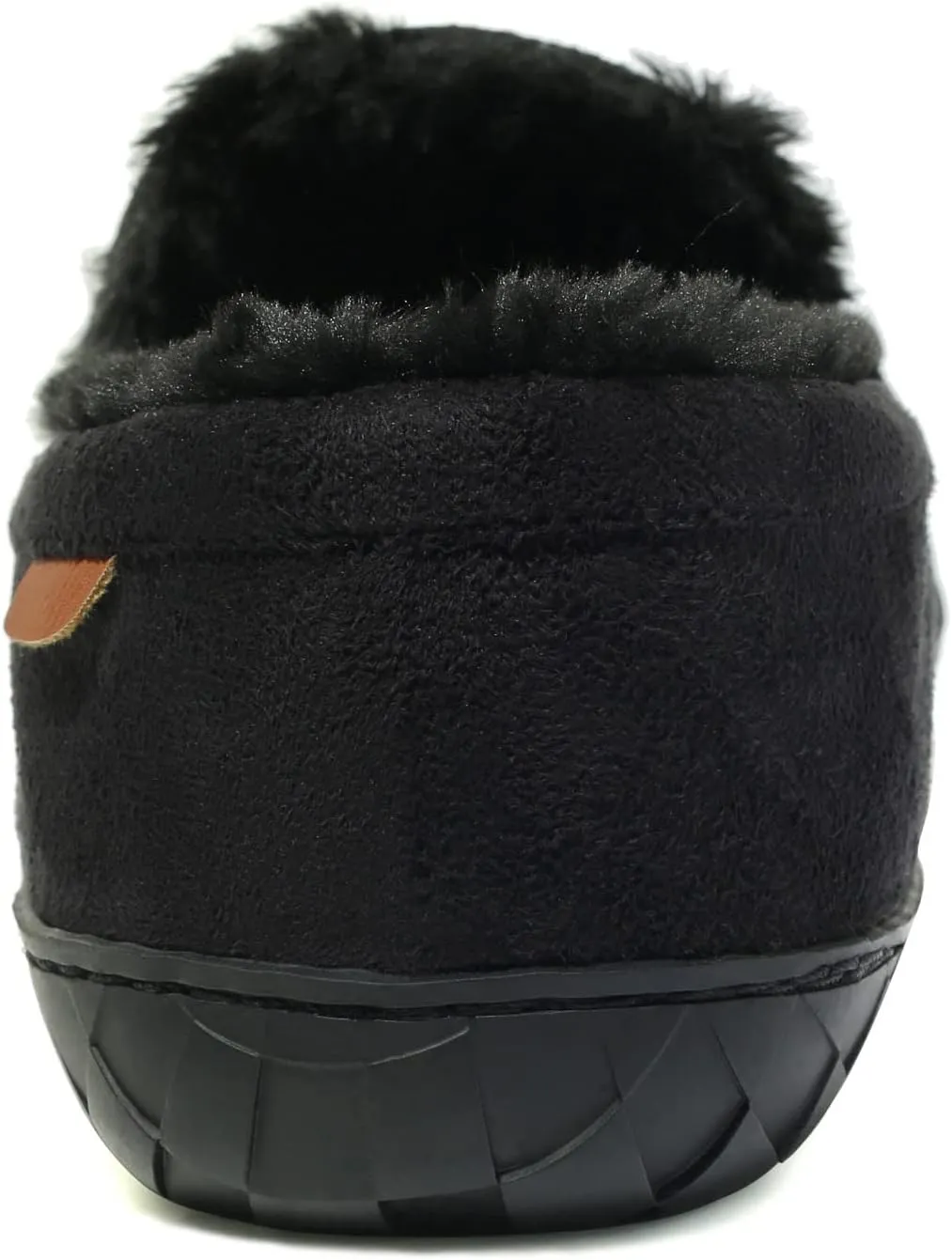 NewDenBer Men's Moccasin Slippers Warm Memory Foam Suede Soft Plush Lined Slip on Indoor Outdoor House Shoes
