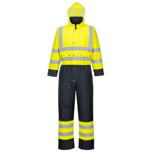 Portwest Hi-Vis Contrast Winter Coverall S485