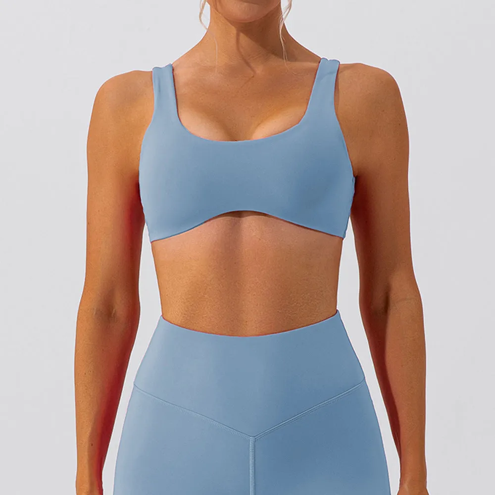 Quick dry yogawear sports bra