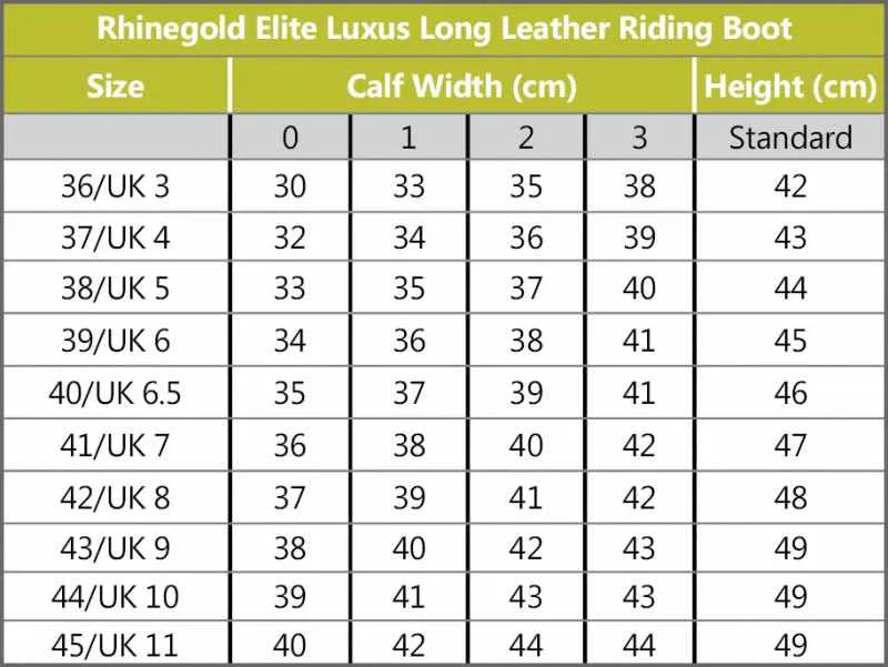 Rhinegold Elite Luxus Antique Brown Soft Leather Riding Boot