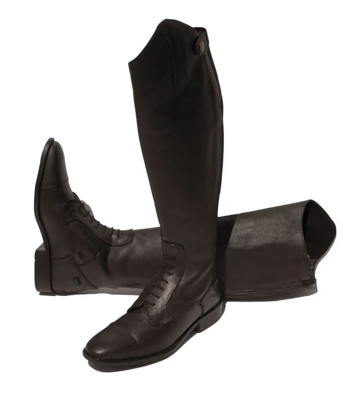 Rhinegold Elite Luxus Antique Brown Soft Leather Riding Boot