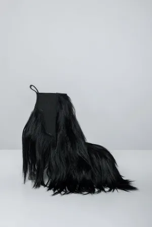 Rick Owens Minimal Grill Beatle in Black Fur