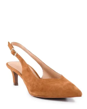 Seychelles Candlelight Sling Back Heels - Tan Suede - FINAL SALE
