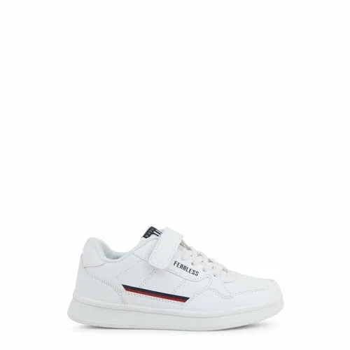 Shone Athletic Sneakers, Low Top Sport Shoes - Unisex / White / Black