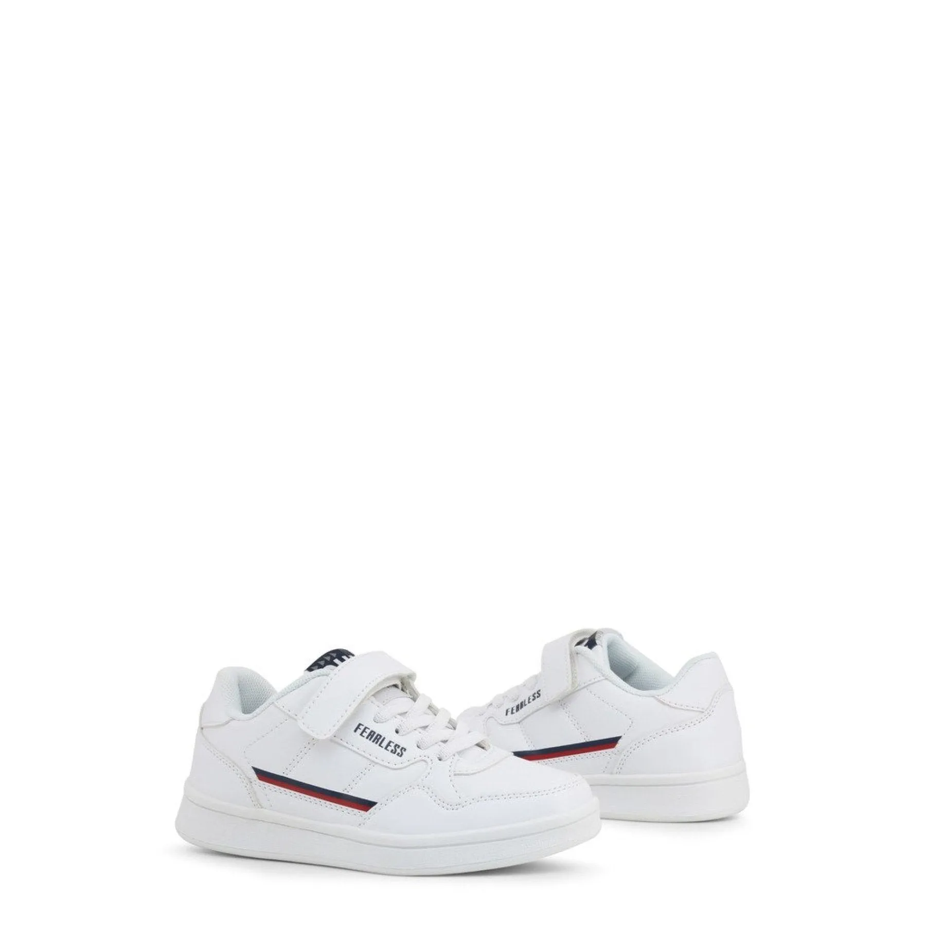 Shone Athletic Sneakers, Low Top Sport Shoes - Unisex / White / Black
