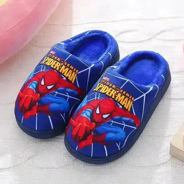 Spiderman Cartoon Comfy Slippers