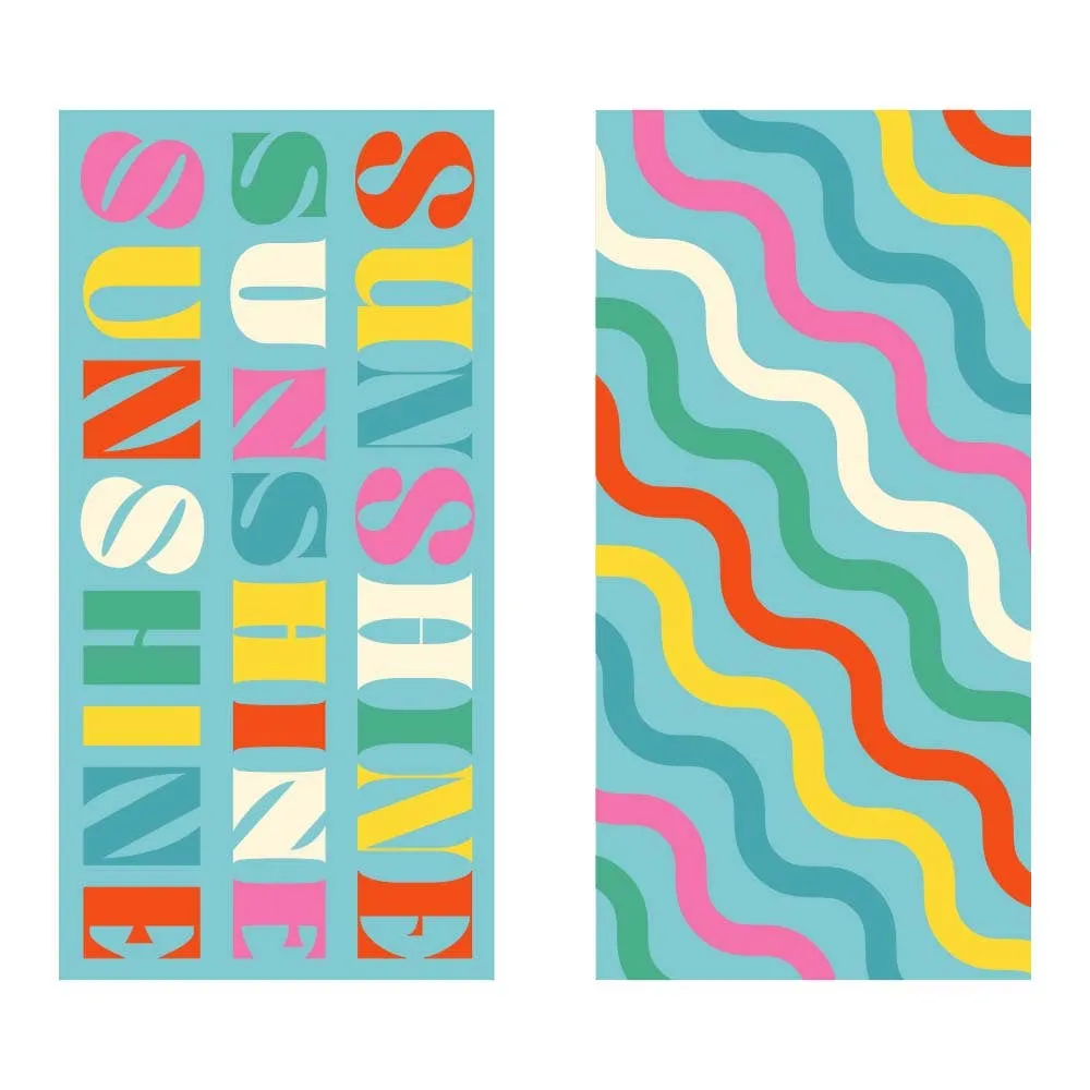 Sunshine Summer Quick Dry Towel