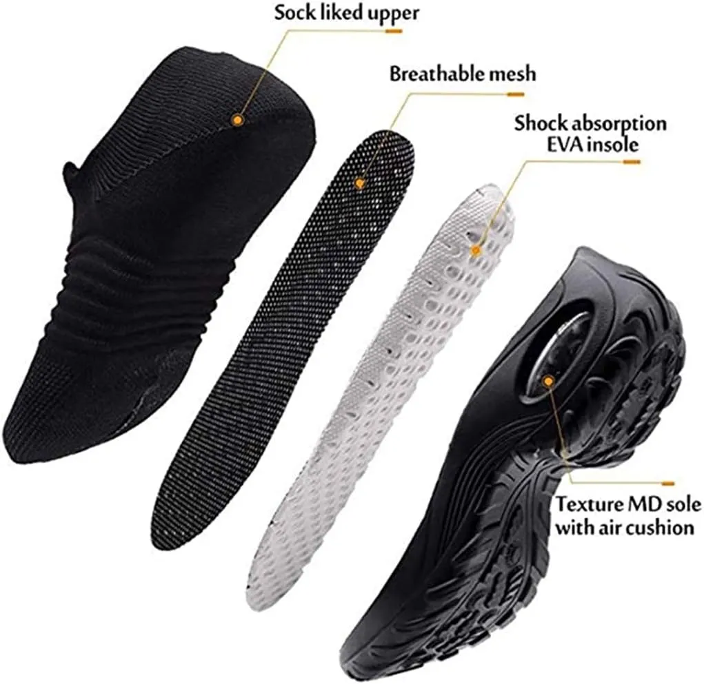 Super Soft Womens Walking Shoes Ladies Soft Comfy Sole Sneakers Sock Shoes