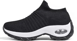 Super Soft Womens Walking Shoes Ladies Soft Comfy Sole Sneakers Sock Shoes