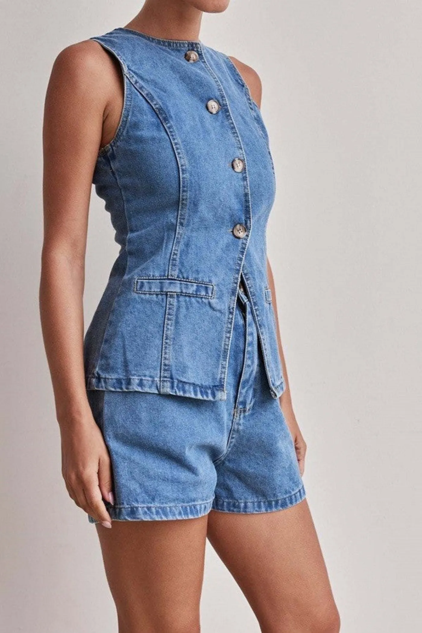 TATUM DENIM VEST