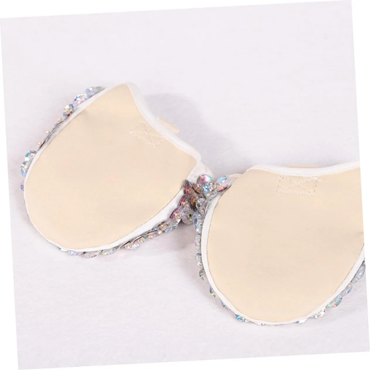 TENDYCOCO 1 Pair Dancing Shoes Kids Dance Shoes Half Soles Dance Shoes Pilates Ballet Jazz Shoes Half Dance Women Ballet Flats Ballet Practice Shoes Lyrical Turning Shoes Bride Toes Insole