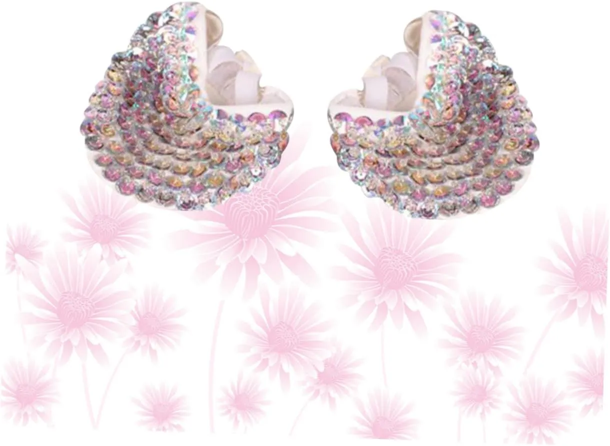 TENDYCOCO 1 Pair Dancing Shoes Kids Dance Shoes Half Soles Dance Shoes Pilates Ballet Jazz Shoes Half Dance Women Ballet Flats Ballet Practice Shoes Lyrical Turning Shoes Bride Toes Insole
