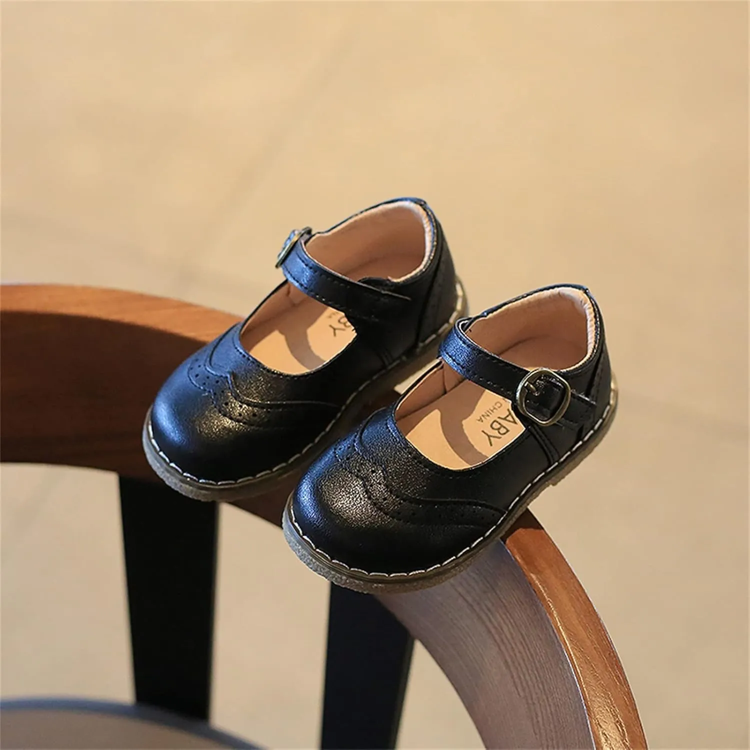 Toddler Girls Dress Shoes Bow Slip On Mary Jane Ballet Flats Girl School Party Wedding Shoes School Girl Shoes
