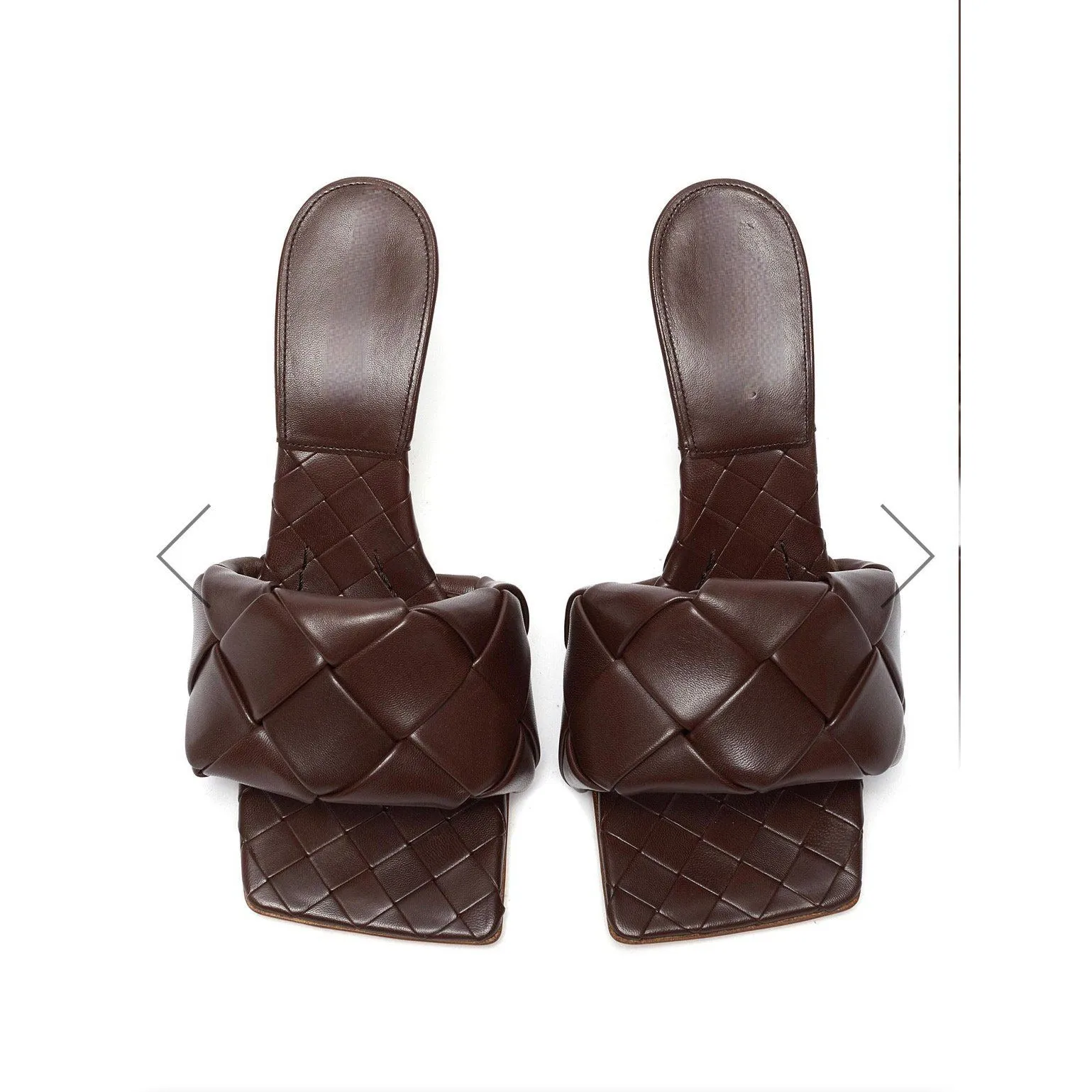 Weave Me Up Mule Heel - Brown
