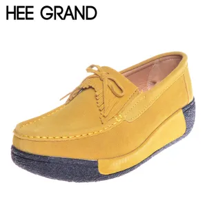 Woman Flock Flat Thick Bottom Tassel Bowtie Mother Nurse Shoes