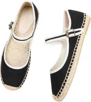 Womens Espadrilles Breathable Comfortable Flats, Stylish Dress Shoes for All-Day Wear