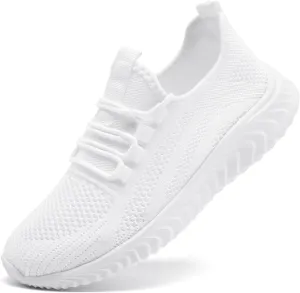 Womens Walking Shoes Casual Slip On Tennis Running Shoes Lightweight Breathable Non Slip Workout Athletic Gym Cross Training Sneakers